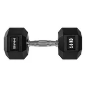 Hantle i ciężarki - HMS Hantla gumowana Hex Pro 16 kg 17-66-117 - miniaturka - grafika 1