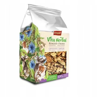 Vitapol Vita Herbal dla gryzoni i królika korzeń cykorii 100g ZVP-4155 - Karma dla gryzoni - miniaturka - grafika 1