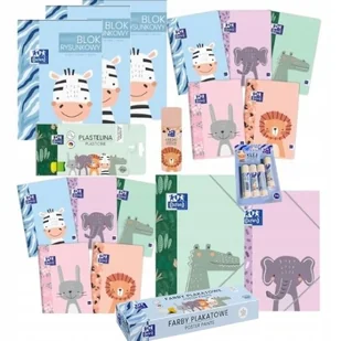 Oxford Kids Wyprawka szkolna Mega Zestaw - Przybory szkolne - miniaturka - grafika 1