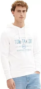 TOM TAILOR Bluza męska, 20000 – biały, M - Bluzy męskie - miniaturka - grafika 1