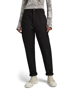 G-STAR RAW Damskie spodnie chinosy Boyfriend zwężane, Czarny (Dk Black C072-6484), 30W - Spodnie damskie - miniaturka - grafika 1