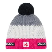 Czapki dla dzieci - Czapka Dziecięca Eisbar Star Pompon Kids Pink White Grey 71119#142 - miniaturka - grafika 1