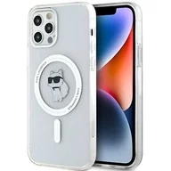 Etui i futerały do telefonów - Karl Lagerfeld IML Choupette MagSafe - Etui iPhone 12 / iPhone 12 Pro (przezroczysty) - miniaturka - grafika 1