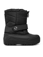 Buty dla chłopców - ZigZag Śniegowce Wanoha Kids Snowboot Z234186 Czarny - miniaturka - grafika 1