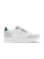Trampki męskie - U.S. Polo Assn. Sneakersy w kolorze biało-beżowo-zielonym - miniaturka - grafika 1
