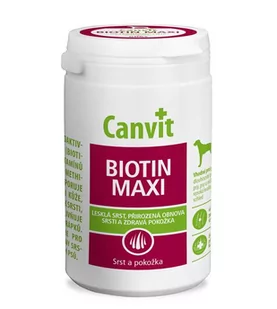 CANVIT dog BIOTIN MAXI ponad 25kg - Suplementy i witaminy dla psów - miniaturka - grafika 1