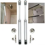 Zawiasy, okucia i inne akcesoria - Sprężyna gazowa hydrauliczna, 150 N/15 kg, do zawiasów drzwi szafek kuchennych, 2 sztuki - miniaturka - grafika 1