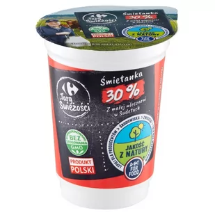 Carrefour Targ Świeżości Śmietanka 30% 200 g - Śmietana - miniaturka - grafika 1