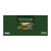 003 nr Kalendarz Biurkowy Pioziomy Universe Zielony mostek 2016 - Kalendarze - miniaturka - grafika 1