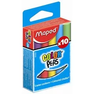 Przybory szkolne - Maped Kreda Colorpeps kolorowa 10 sztuk - miniaturka - grafika 1