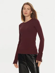 Guess Sweter Elinor W2YR30 Z2V62 Bordowy Regular Fit - Swetry damskie - miniaturka - grafika 1