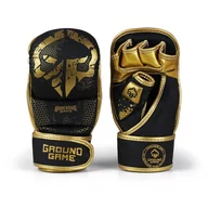 Rękawice bokserskie - Rękawice do MMA męskie Groundgame CAGE GOLD sparingowe - miniaturka - grafika 1