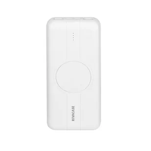 RIVACASE Powerbank VA2602 20000 mAh USB-C 20W + Qi 10W biały - Powerbanki - miniaturka - grafika 1