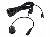 Akcesoria motoryzacyjne - 1X CZUJNIK COFANIA Z PRZEDŁUŻKĄ PARKOWANIA SENSOR PRZÓD TYŁ 22MM CZARNY - miniaturka - grafika 1