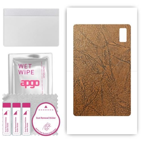 folia naklejka skórka strukturalna na TYŁ do HTC A101 - Skóra Vintage - apgo SKINS