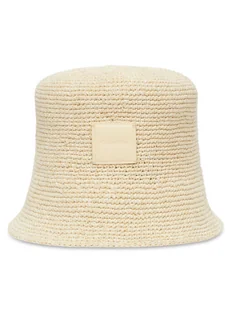 Calvin Klein Kapelusz Crochet Bucket LV04K5064G Beżowy - Czapki damskie - miniaturka - grafika 1