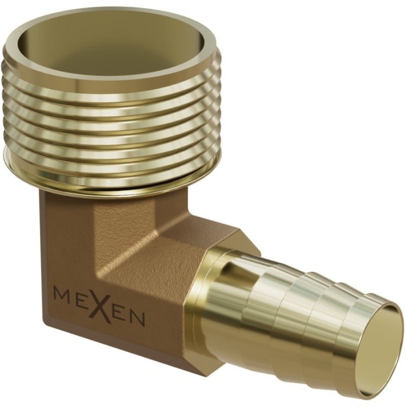 Mexen BRASS złączka do węża kolano mosiężne 1/2 GZ x 10 mm - W97423-1210