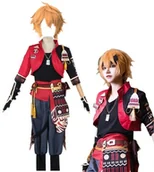 Dodatki do strojów karnawałowych - Strój Kostium Thoma Genshin Impact Cosplay Peruka Wig Włosy 158/164 Cm (Z Metki M) - miniaturka - grafika 1