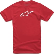 Koszulki męskie - Alpinestars T-shirt ALPINESTARS AGELESS CLASSIC TEE, Red/White Rozmiar: M - miniaturka - grafika 1