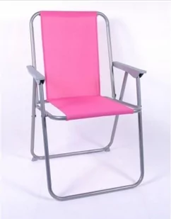 Krzesło Ogrodowe Leżak Plażowy Fotel Składany 24h - Meble turystyczne - miniaturka - grafika 1