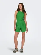 Koszulki i topy damskie - ONLY Top 15232924 Zielony Slim Fit - miniaturka - grafika 1
