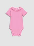 Body dla niemowląt - Coccodrillo Body WC3112201RPN Różowy - miniaturka - grafika 1