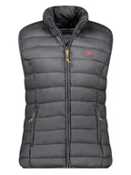 Kamizelki damskie - Geographical Norway Kamizelka pikowana "Vatikolor" w kolorze szarym - miniaturka - grafika 1