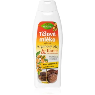 Bione Cosmetics Argan Oil + Karité odżywcze mleczko do ciała 500 ml - Balsamy i kremy do ciała - miniaturka - grafika 1