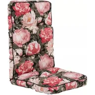 Poduszki ogrodowe - Patio Poduszka na fotel Royal/Lena A101-23PB 124 x 48 cm Różowo-zielony - miniaturka - grafika 1