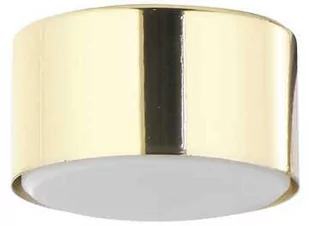 TK Lighting Plafon lampa do salonu DALLAS GX53 10W LED wys. 7,5cm złoty TK6096 - Lampy sufitowe - miniaturka - grafika 1