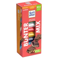 Bombonierki i czekoladki - RITTER SPORT Bunter Mix mini czekoladki 9 sztuk 150g - miniaturka - grafika 1