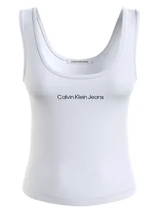 Calvin Klein Top w kolorze białym - Koszulki i topy damskie - miniaturka - grafika 1
