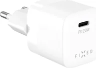 Ładowarki do telefonów - Fixed Ładowarka sieciowa Mini USB-C PD 20W, biała - miniaturka - grafika 1