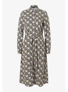 More & More Sukienka w kolorze ciemnobrązowo-beżowym - Sukienki - miniaturka - grafika 1