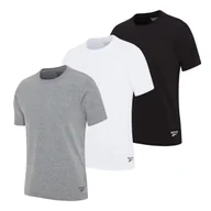 Koszulki męskie - Koszulka męska Reebok C8273CN3PKD CREW NECK SANTO Wielokolorowa - miniaturka - grafika 1