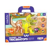 Zabawki interaktywne dla dzieci - mierEdu Puzzle magnetyczne Triceratops - miniaturka - grafika 1