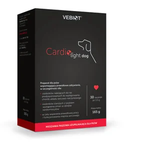 Vebiot Preparat dla psów Vebiot Cardio-light dog 30 saszetek typu stick + woreczki na odchody VEBIOT-CARDIO-LIGHT-DOG - Woreczki na psie odchody - miniaturka - grafika 1
