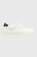 Koszulki i topy damskie - Calvin Klein sneakersy LOW TOP LACE UP KNIT kolor biały HM0HM00922 - miniaturka - grafika 1