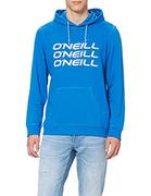 Bluzy męskie - O'Neill O'Neill Męska bluza z kapturem Triple Stack Hoodie Sweatshirt czas wolny i sport T-Shirt niebieski niebieski (Victoria Blue) l N01403 - miniaturka - grafika 1