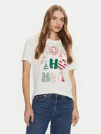 Koszulki i topy damskie - ONLY T-Shirt Rosie 15332339 Biały Regular Fit - miniaturka - grafika 1