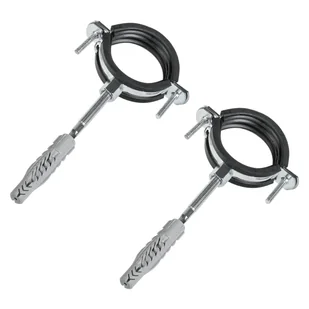 Zestaw obejm do rur 48-54 + STST 8X120 FISCHER - Akcesoria grzewcze - miniaturka - grafika 1