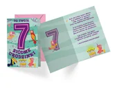 Kartki okolicznościowe i zaproszenia - Kukartka Karnet B6 PR-291 Urodziny 7 - Kukartka - miniaturka - grafika 1