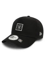 Czapki męskie - New Era Czapka z daszkiem Las Vegas Raiders Metallic Patch 9FORTY E-Frame 60580709 Czarny - miniaturka - grafika 1
