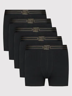 Cristiano Ronaldo CR7 Komplet 5 par bokserek Basic 8106-49-2403 Czarny - Majtki męskie - miniaturka - grafika 1