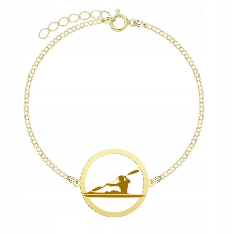Pozłacana Bransoletka Kajakarstwo GRAWER GRATIS