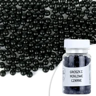 Dodatki do ciast w proszku - Posypka cukrowa PEREŁKI - GROSZKI CZARNE Sweet Decor, 50 g - miniaturka - grafika 1