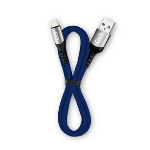 eXc BRAID - Kabel USB - Lightning eXc BRAID 1.2m, granatowy - Kable - miniaturka - grafika 1