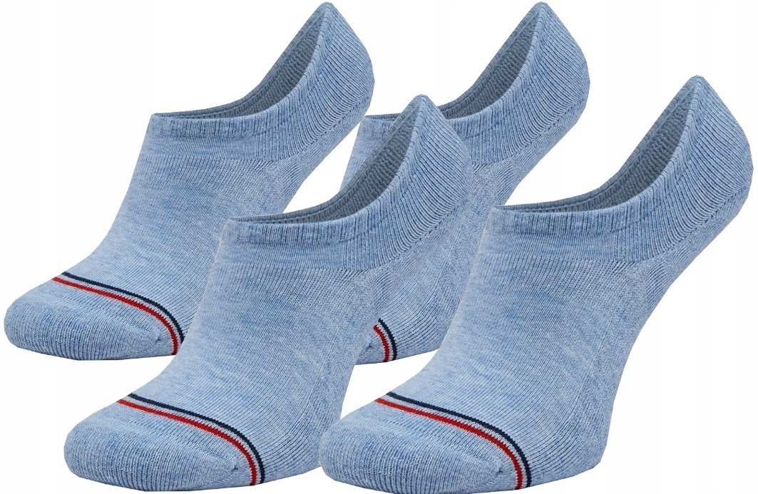 Tommy Hilfiger Skarpetki Stopki 2p Niebieskie R.35-38