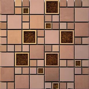 Ceramstic Jazz Mozaika 29,8x29,8 Brąz Copper - Płytki ceramiczne - miniaturka - grafika 2