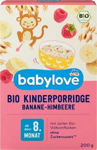 Babylove BIO Pełnoziarniste Musli Truskawki Maliny - Płatki śniadaniowe i musli - miniaturka - grafika 1